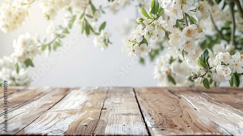 Spring Awakening on a Lush Green Table