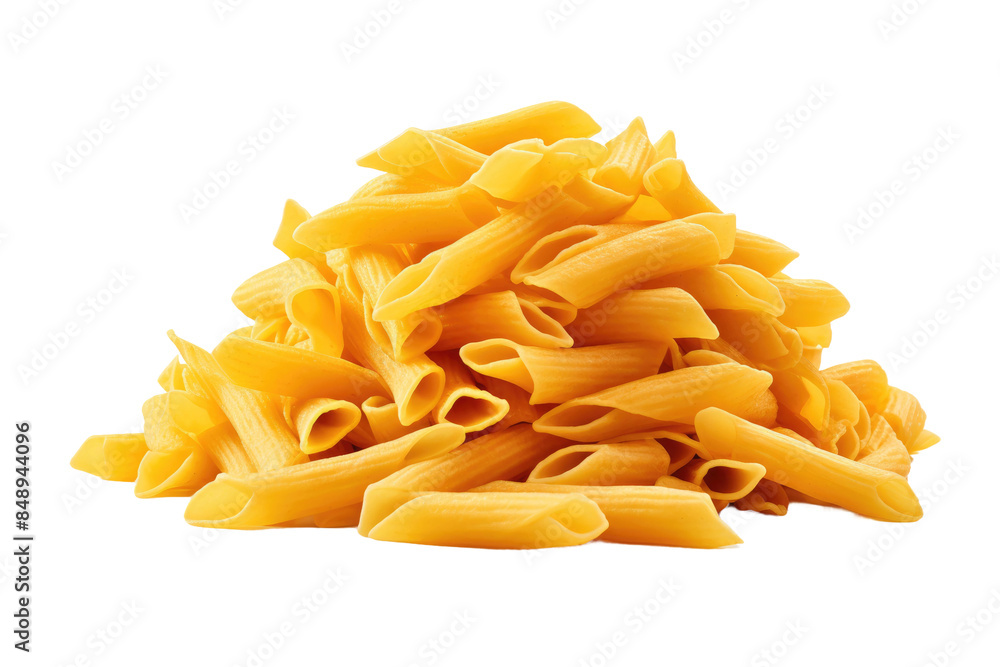The Whimsical Pasta Cascade on a Clear PNG or White Background. The Whimsical Pasta Cascade on a Clear PNG or White Background.