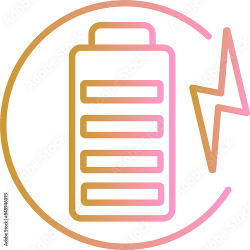 Charge Battery Vector Icon