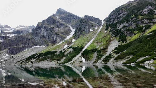 The peak of Koscielec Mountain in the Polish Tatra Mountains photo
