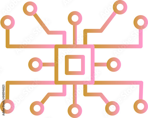Circuit Vector Icon