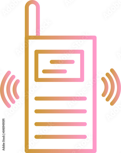 Walkie Talkie Vector Icon