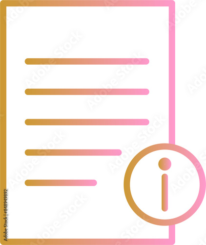 Information Document Vector Icon