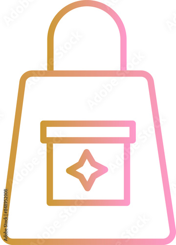 Duty Free Luggage Vector Icon