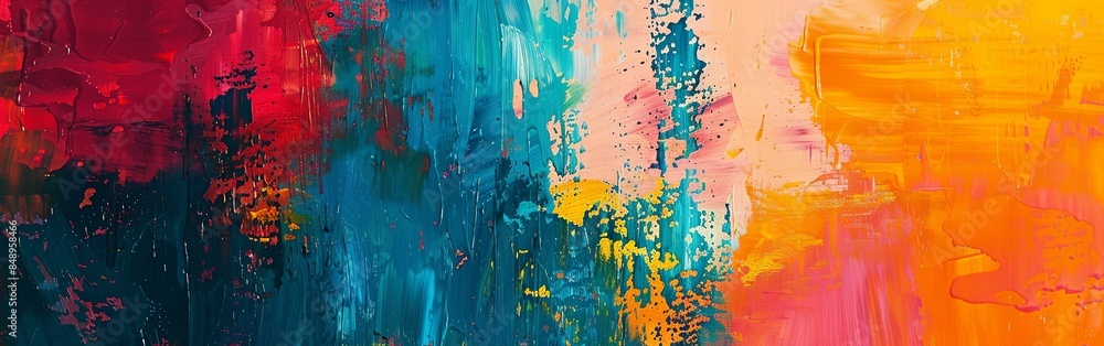 Vibrant Canvas of Abstract Color Explosions Vibrant Canvas of Abstract Color Explosions