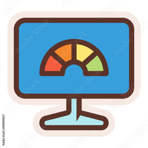 internet speed test sticker