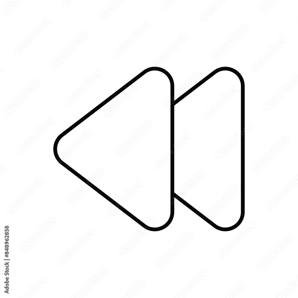 Arrow left icon design with white background stock illustration Arrow left icon design with white background stock illustration