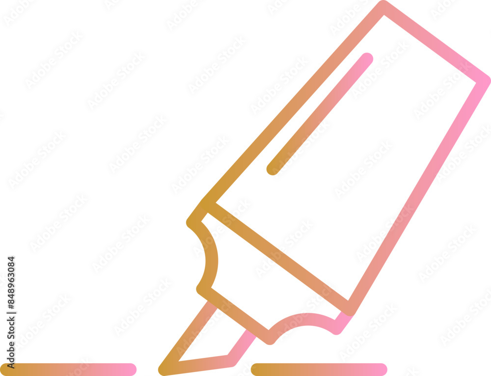 Highlights Marker Vector Icon Highlights Marker Vector Icon