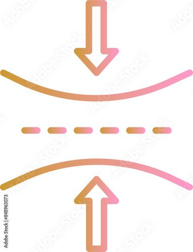 Elasticity Vector Icon