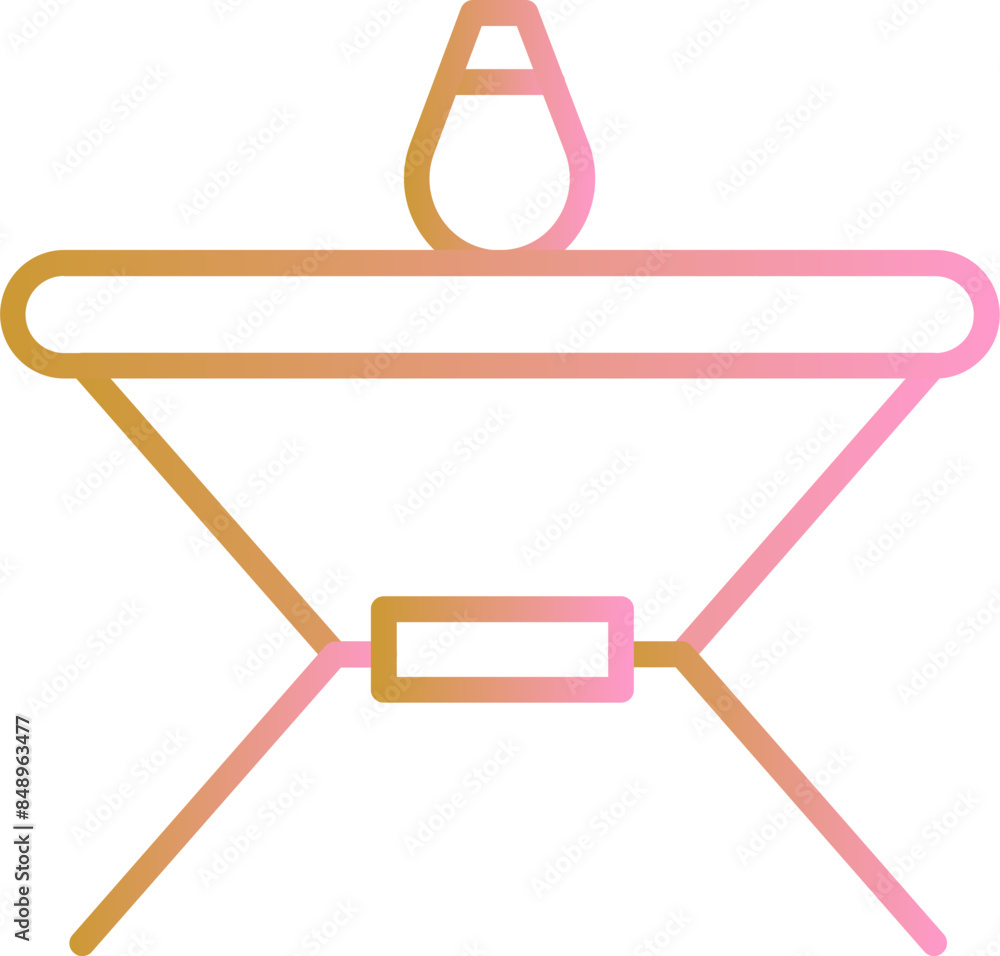 Decoration Table Vector Icon Decoration Table Vector Icon