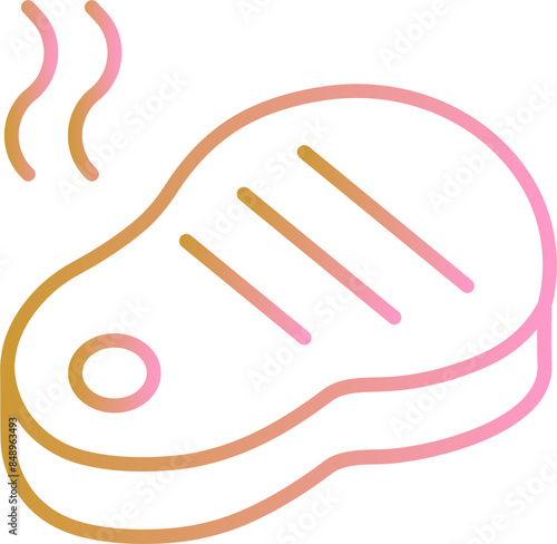 Steak Vector Icon