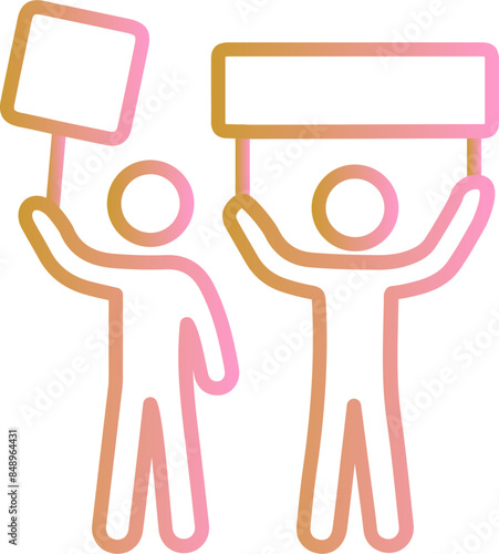 Protester Vector Icon