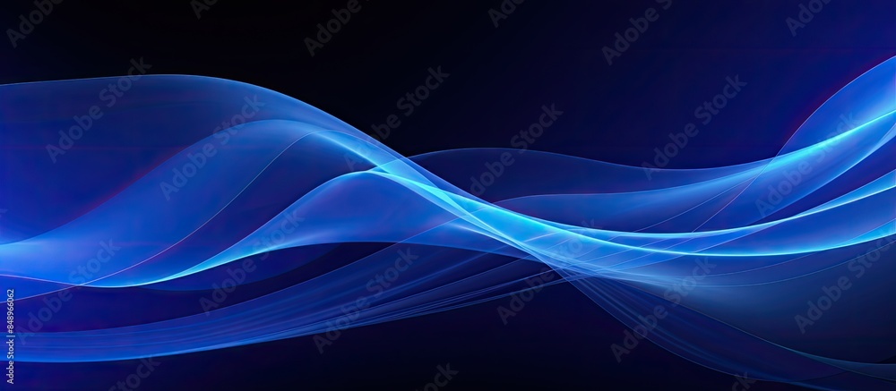Wallpaper with an abstract blue hue providing copy space image Wallpaper with an abstract blue hue providing copy space image