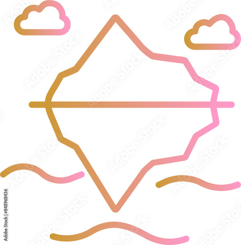 Iceberg Vector Icon