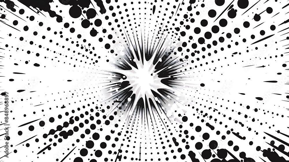 white pop art background with black grunge halftone texture white pop art background with black grunge halftone texture