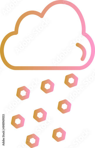 Hail Vector Icon