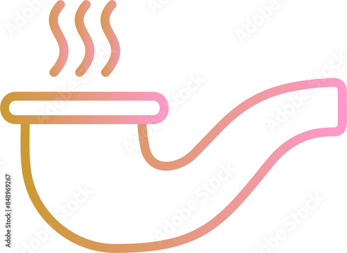 Smoking Pipe Vector Icon