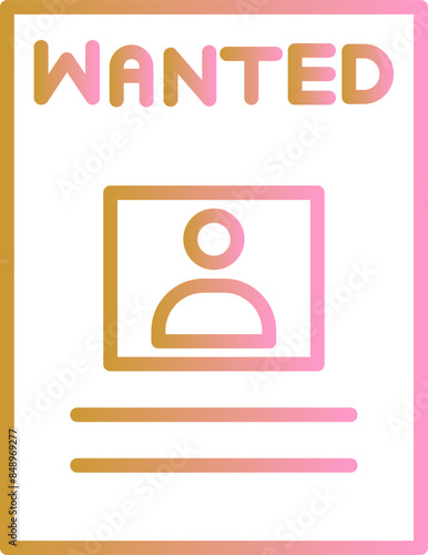Wanted Poster Vector Icon
