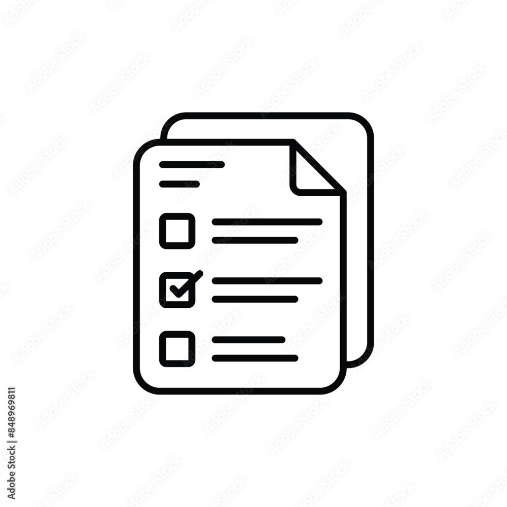 Paper icon design with white background stock illustration Paper icon design with white background stock illustration