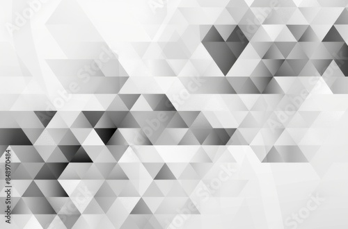 A white and black abstract background with triangles. The background is a simple geometric pattern with no other design elements