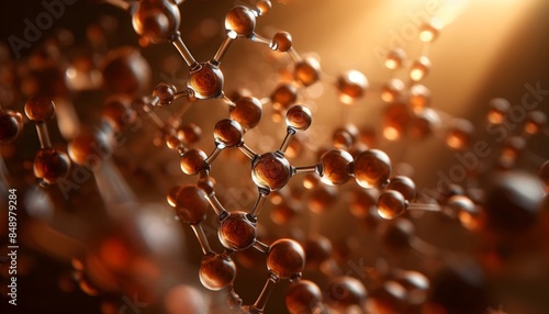 molecule background concept 