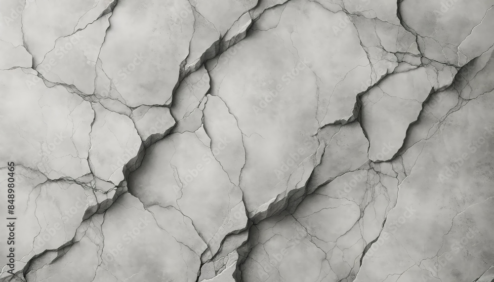 Realistic Cracked Concrete Wallpaper Realistic Cracked Concrete Wallpaper