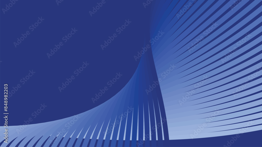 Naklejka premium Blue paper cut abstract background for backdrop or presentation