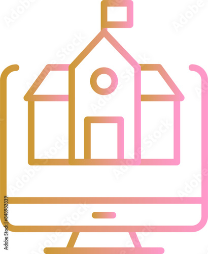 Homeschooling Vector Icon