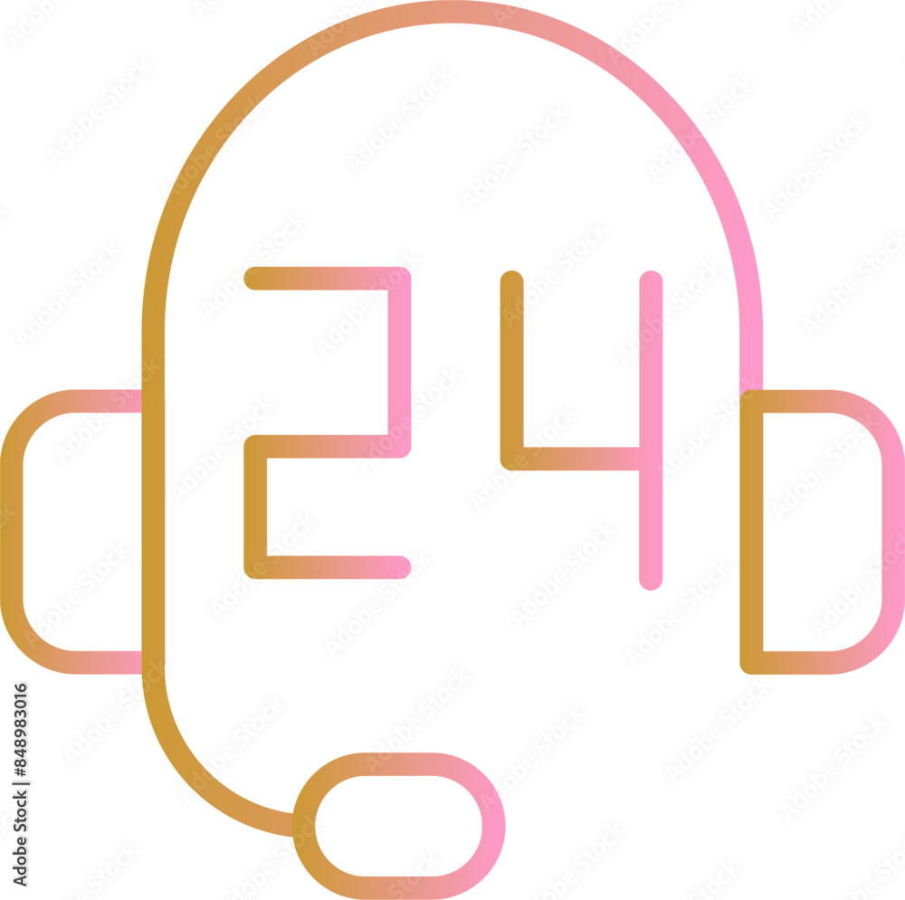 Client Service Vector Icon Client Service Vector Icon