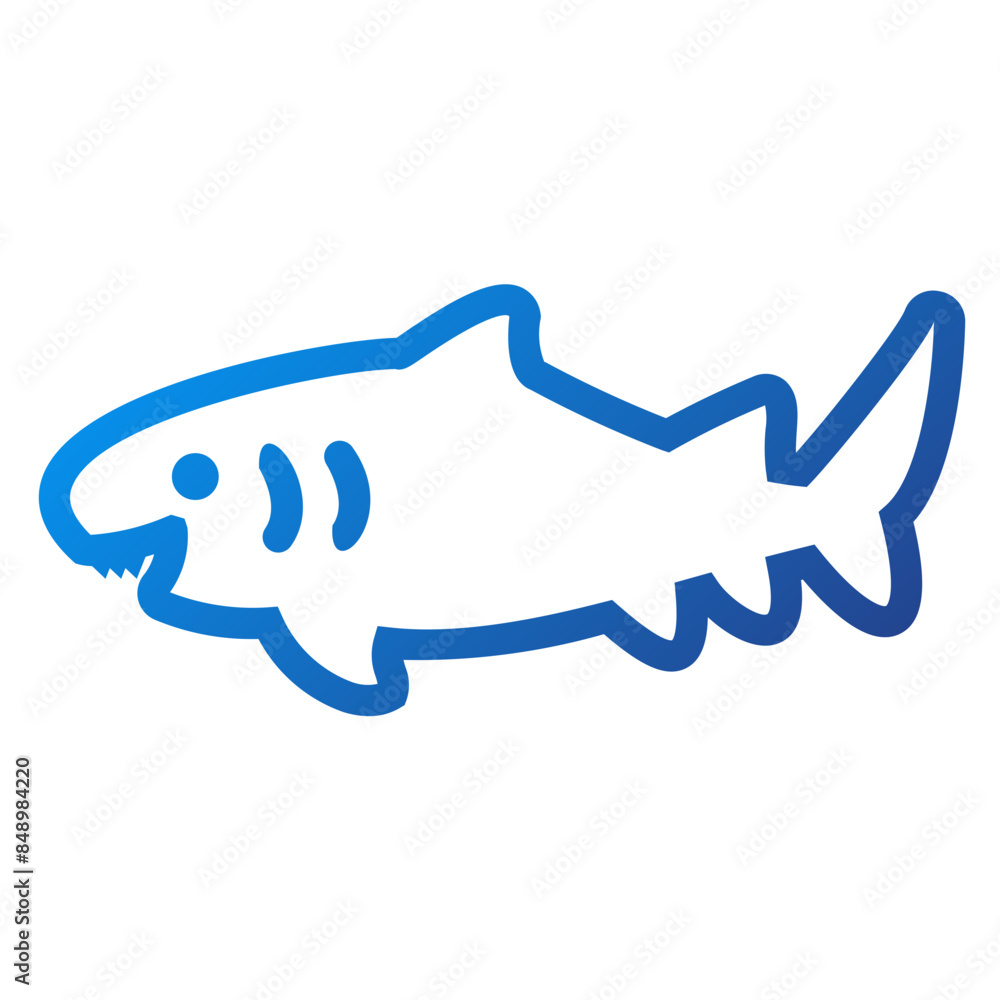 Obraz premium shark icon