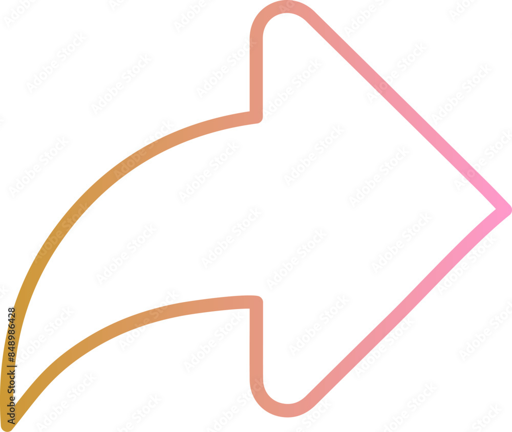 Right Back Arrow Vector Icon