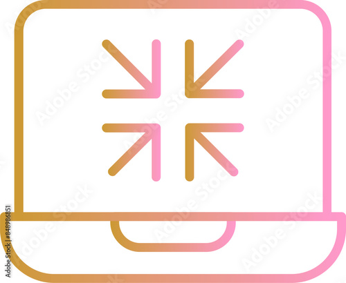 Minimize Vector Icon