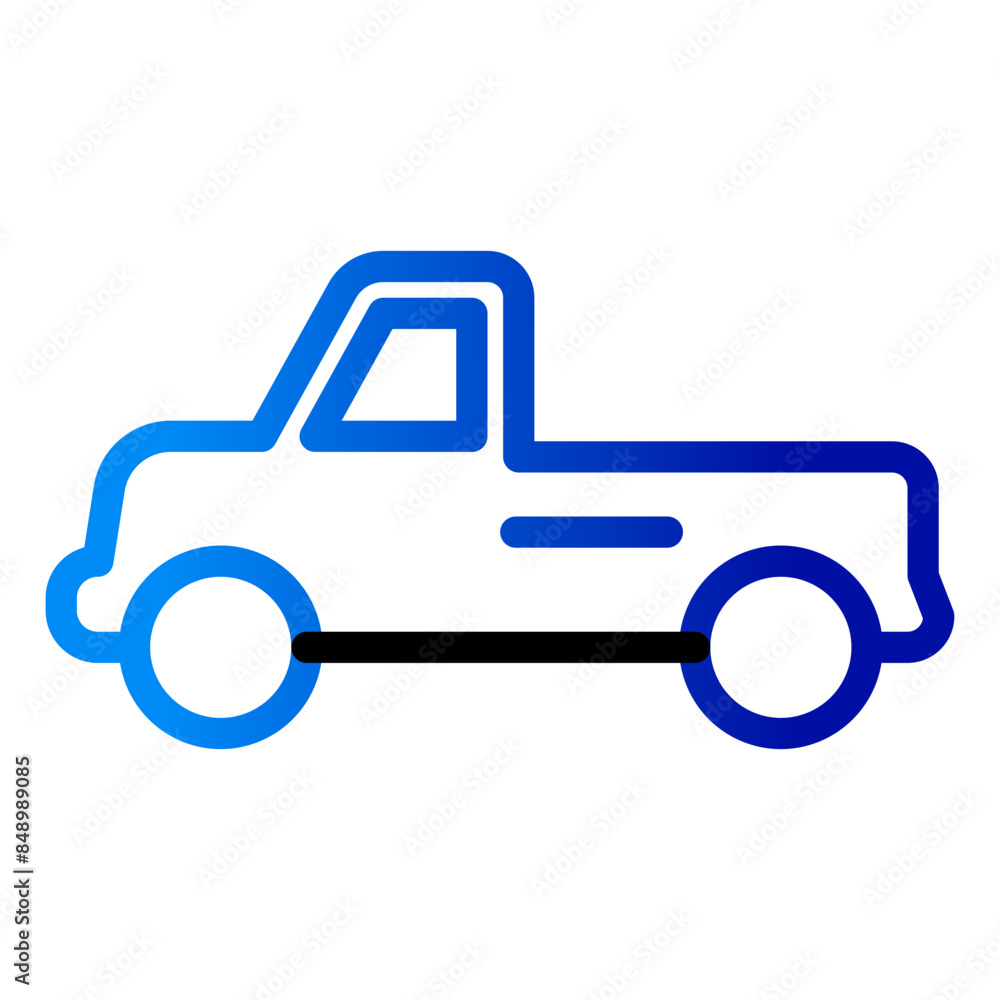 Naklejka premium Pickup Icon