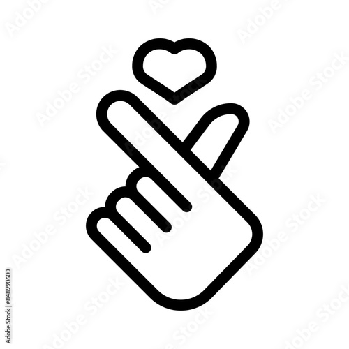 Love hand sign Icon