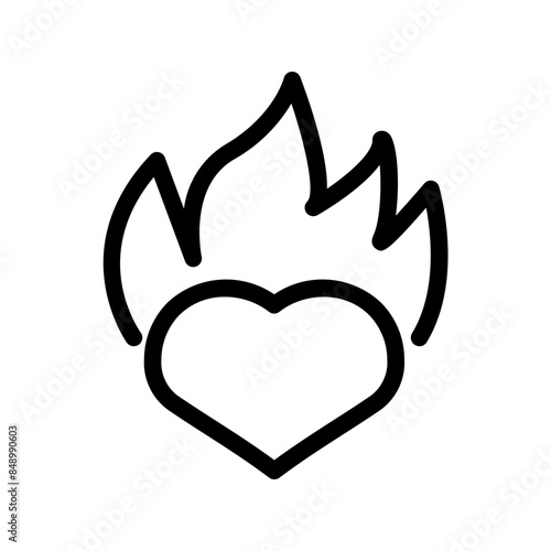 Love in Fire Icon