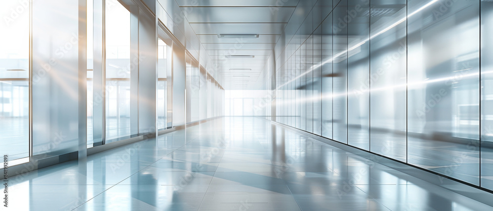 Abstract light blur in empty office. Ideal for minimalist designs. Abstract light blur in empty office. Ideal for minimalist designs.