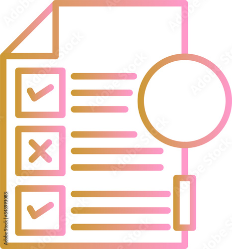 Case Study Vector Icon