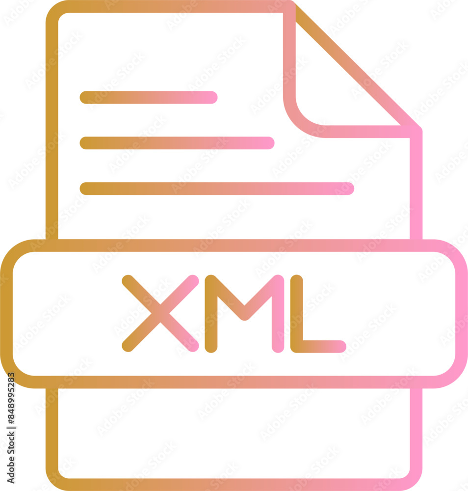 XML Vector Icon XML Vector Icon