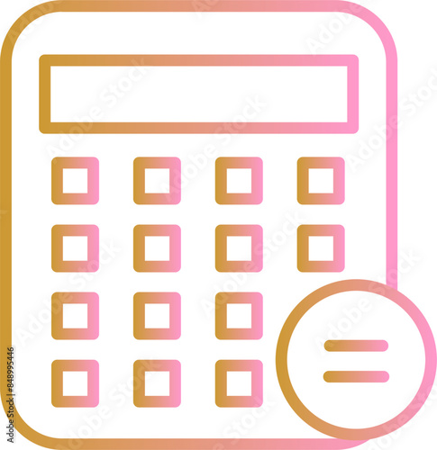 Business Calculator Vector Icon