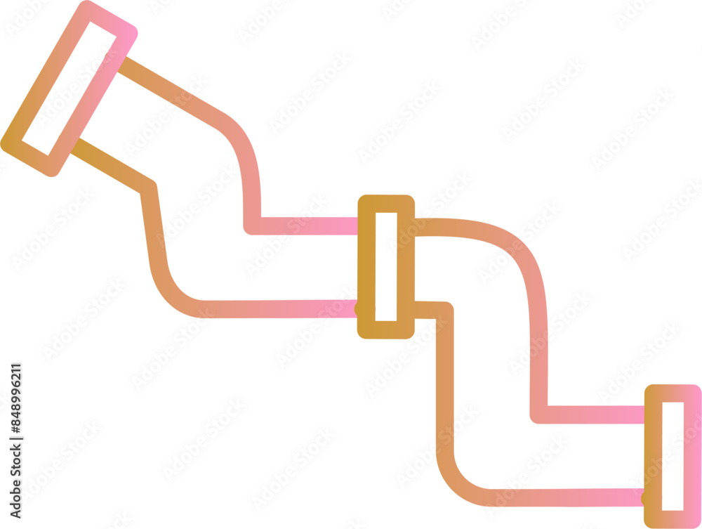 Water Pipe Vector Icon Water Pipe Vector Icon
