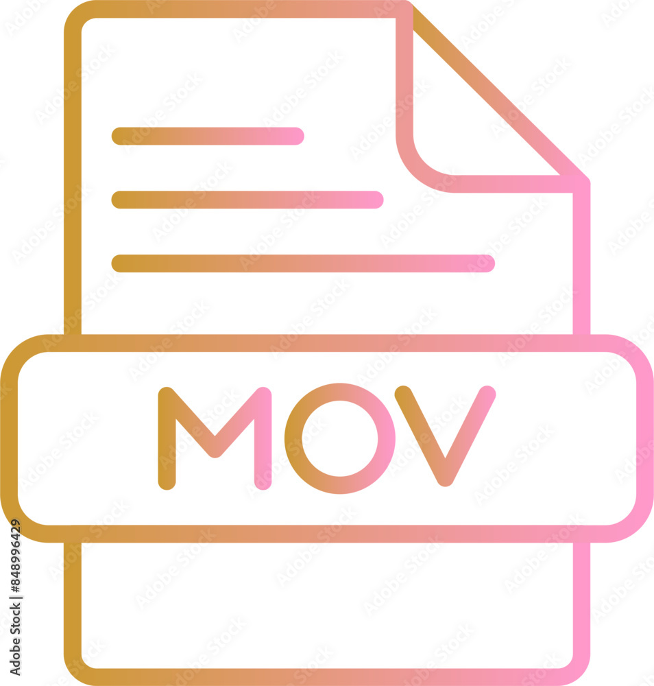 MOV Vector Icon MOV Vector Icon