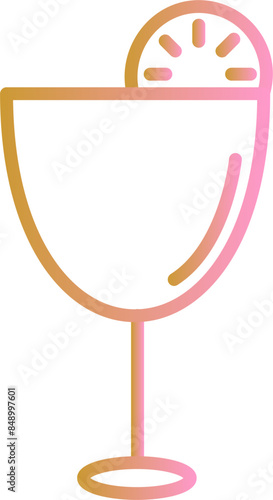 Cocktail Drink Vector Icon