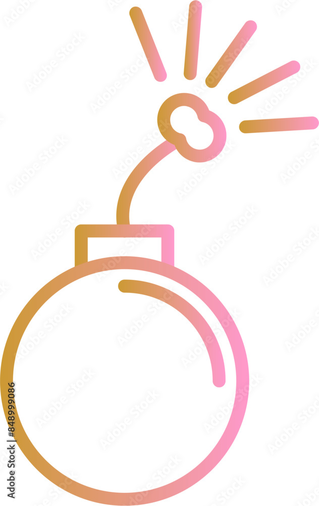Danger of Explosion Vector Icon Danger of Explosion Vector Icon