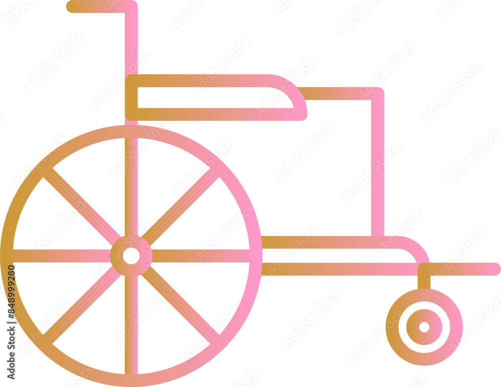 Wheelchair Vector Icon Wheelchair Vector Icon