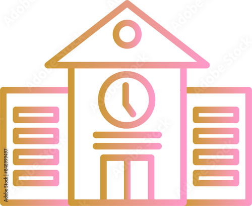 University Campus Vector Icon