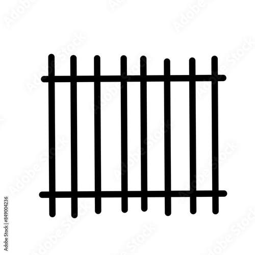 Fence and gates icons