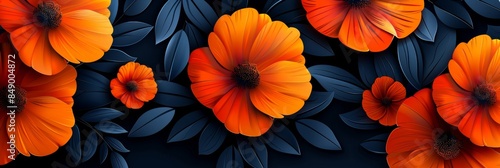 Wallpaper Mural Elegant abstract flower background banner
 Torontodigital.ca