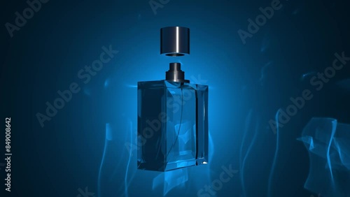 hands in gloves disinfect a computer mouse.