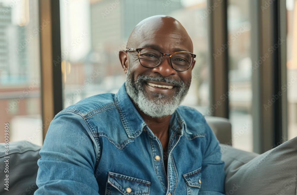 Portrait of smiling middle-aged man Portrait of smiling middle-aged man
