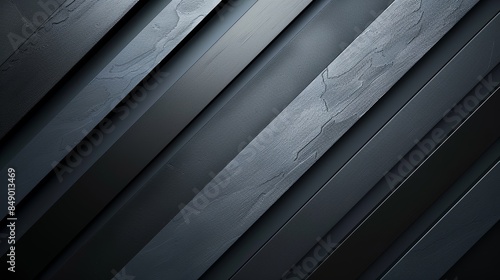 Abstract diagonal lines of dark metal, creating a modern and industrial feel.